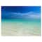 Designart - Turquoise Ocean Under Blue Sky - Modern Seascape Canvas Artwork